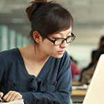 Person with glasses